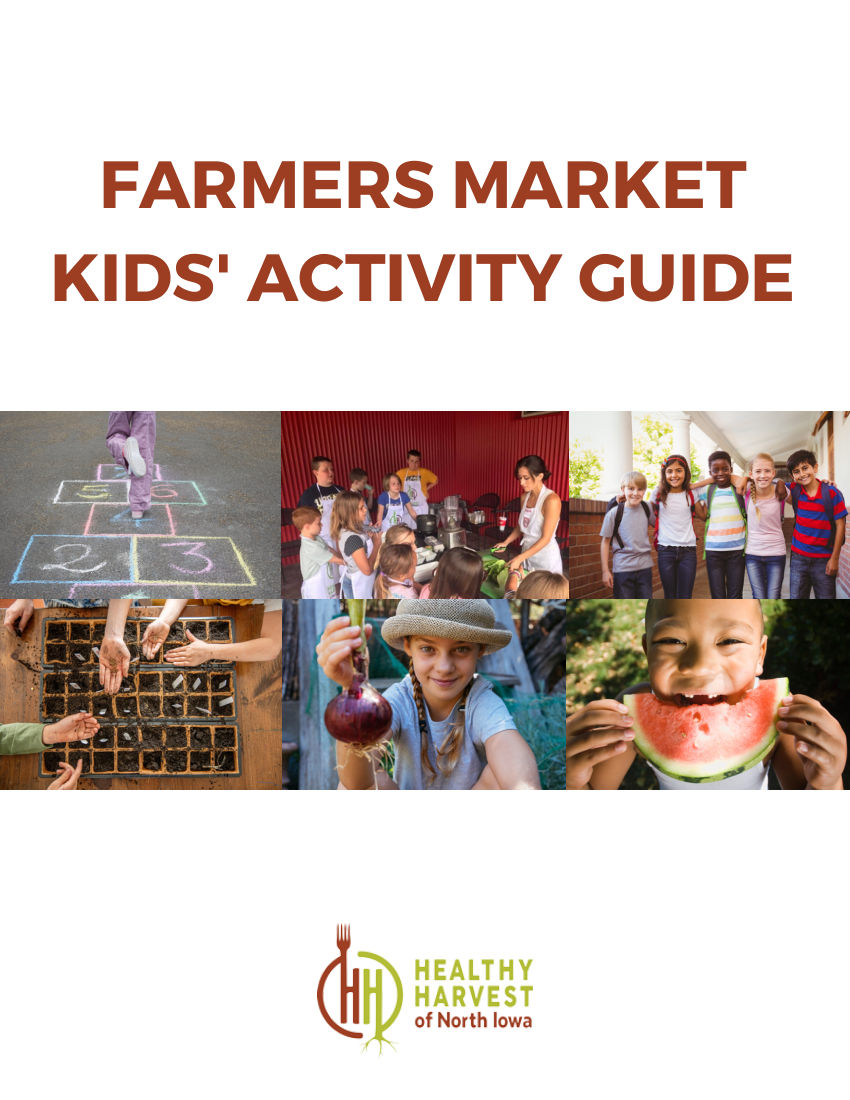 Farmers market kids Activity guide