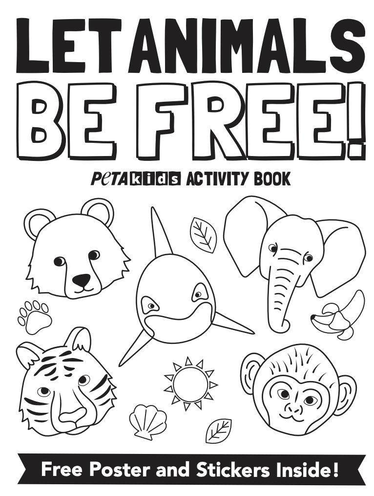 PETA Kids Circus Activity And Comic Book