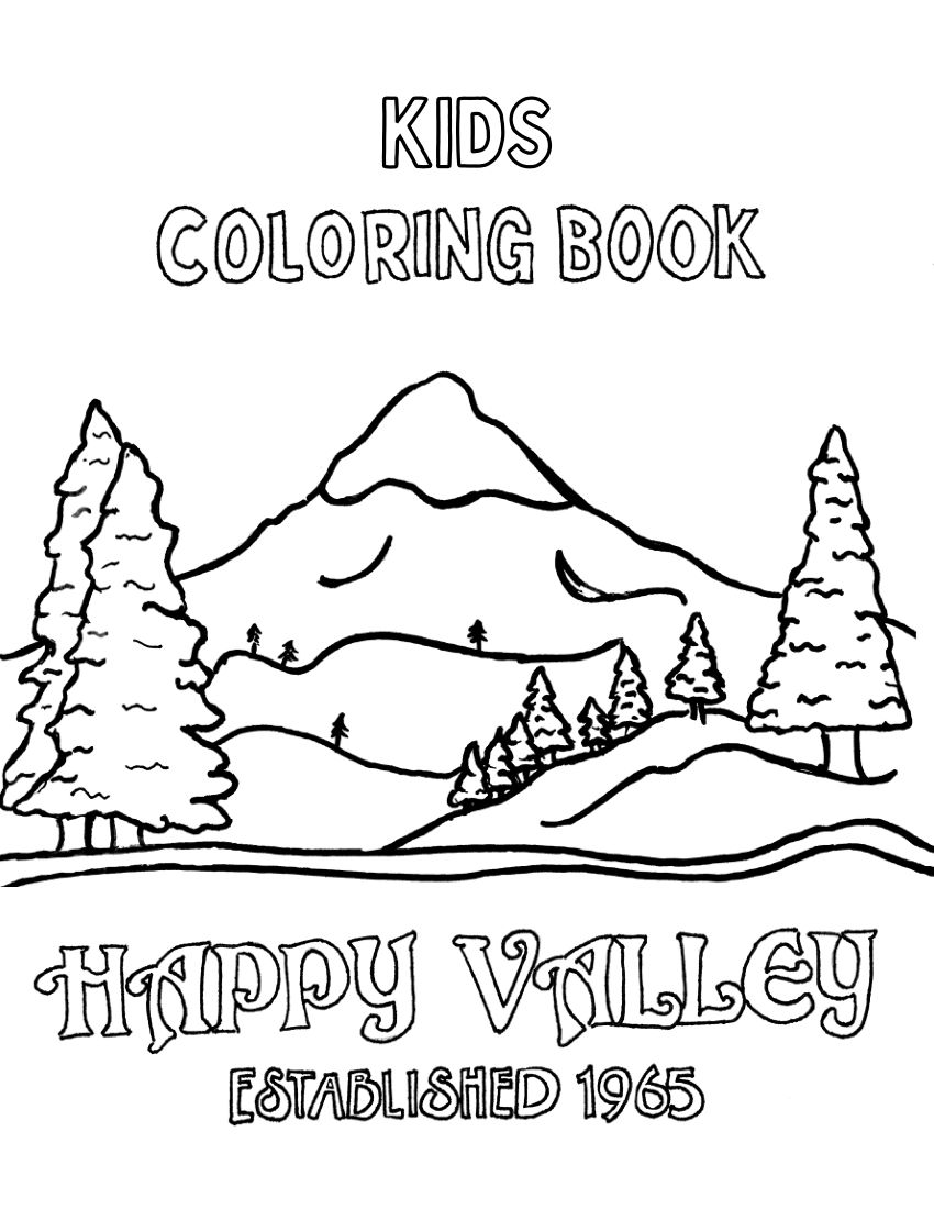 Happy Valley Kids Coloring Book
