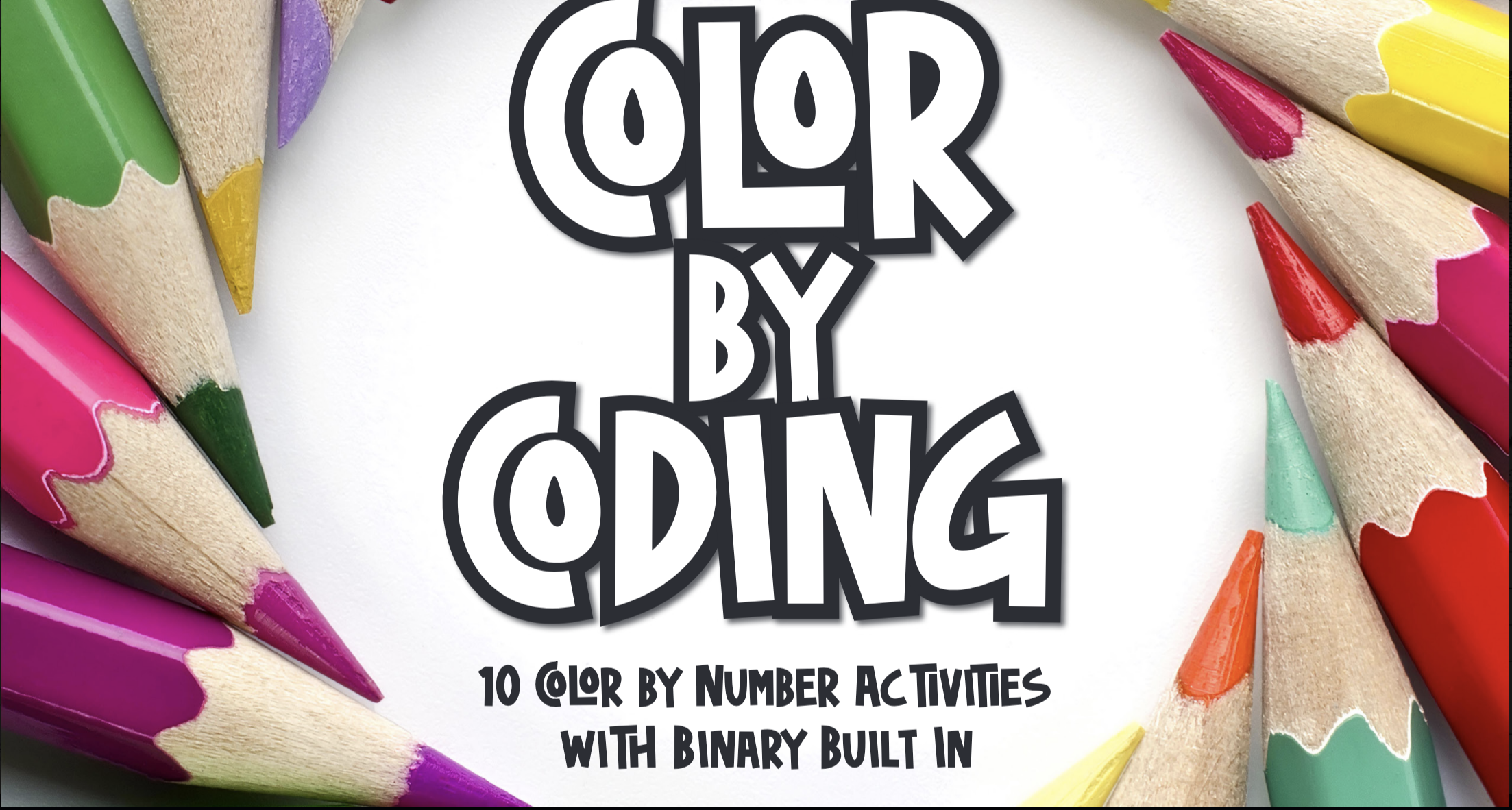 Binary Code Color By Number Activities