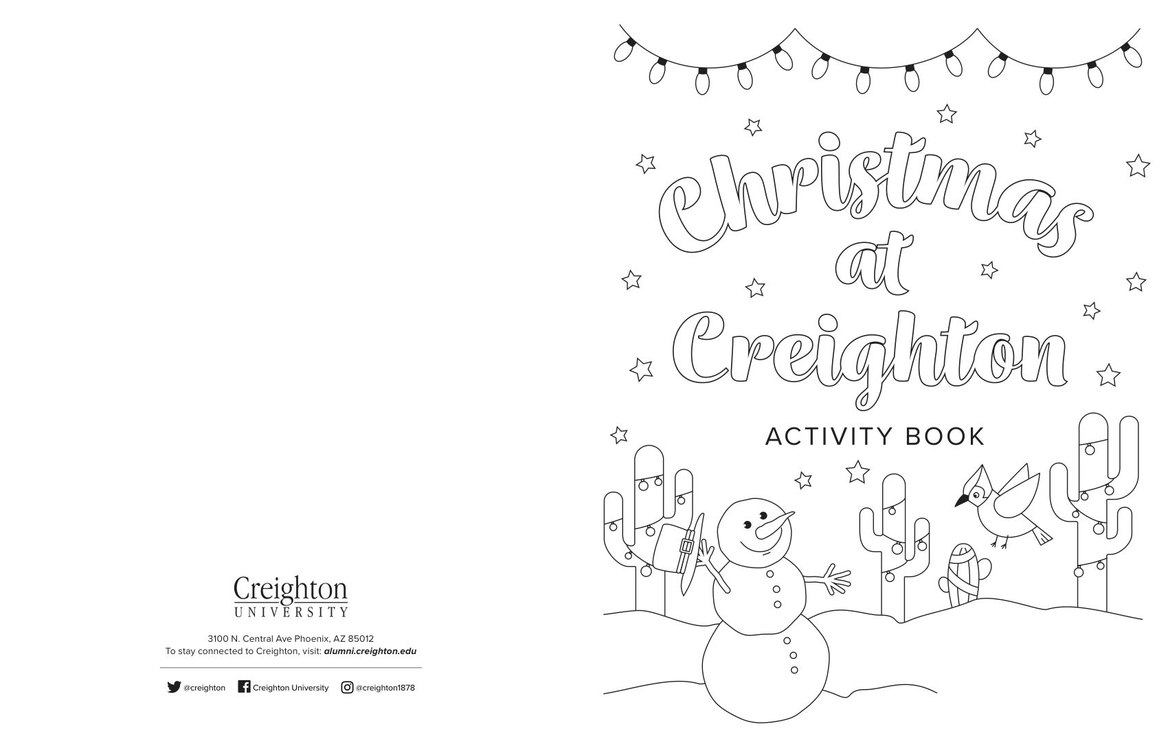 Christmas At Creighton Activity Book