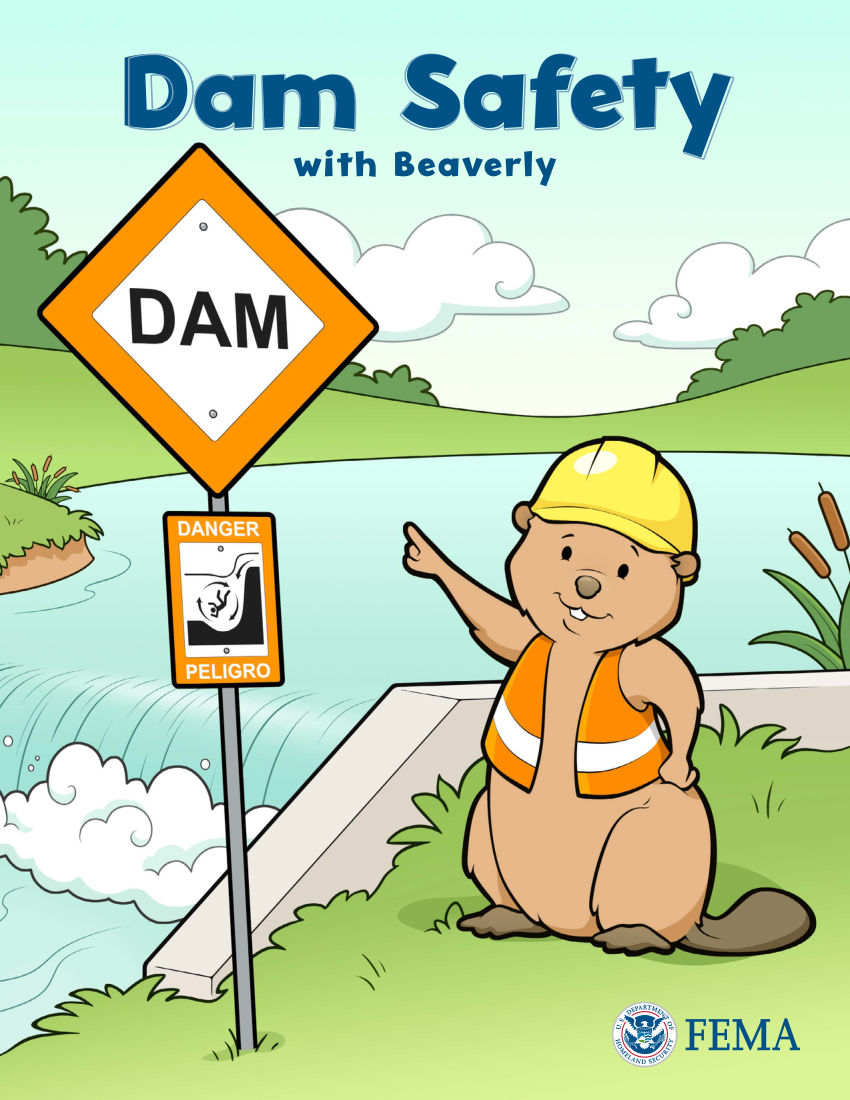 Dam Safety With Beaverly Coloring Book