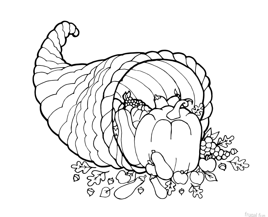 Thanksgiving Coloring Pages