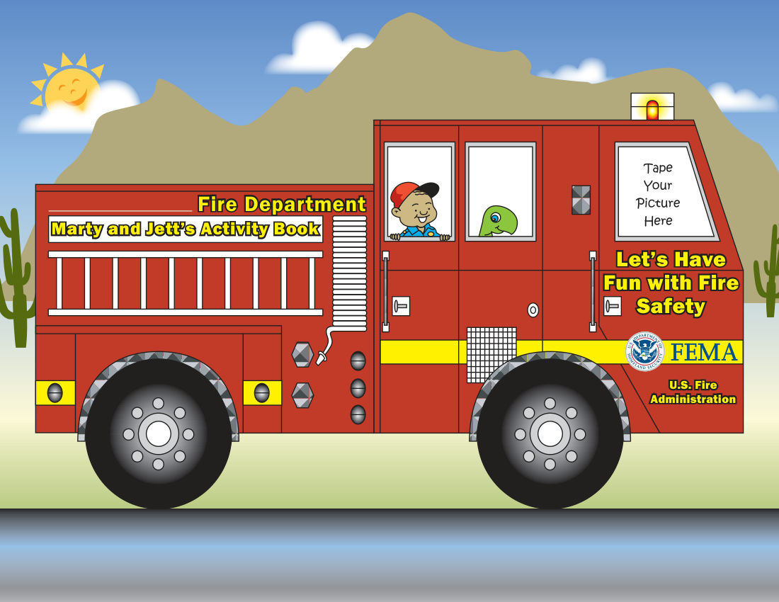 Marty And Jett'S Fire Safety Activity Book