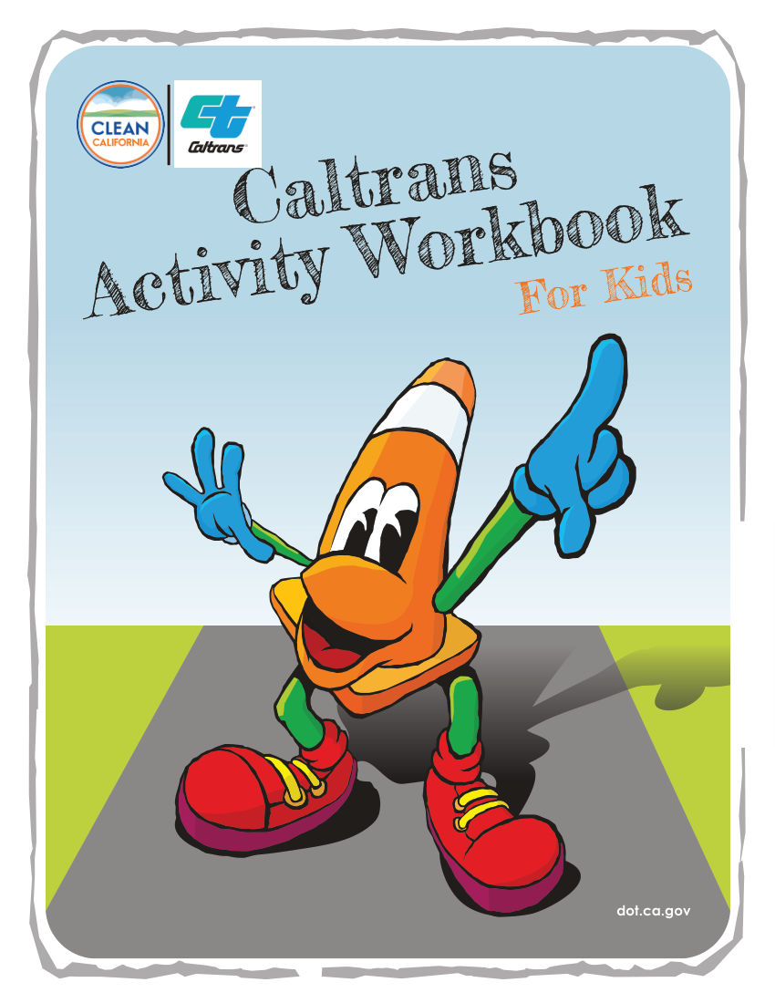 Caltrans Activity Workbook For Kids