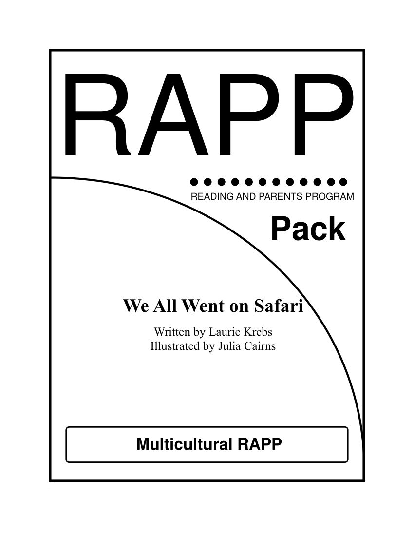 RAPP PACK Activity Book