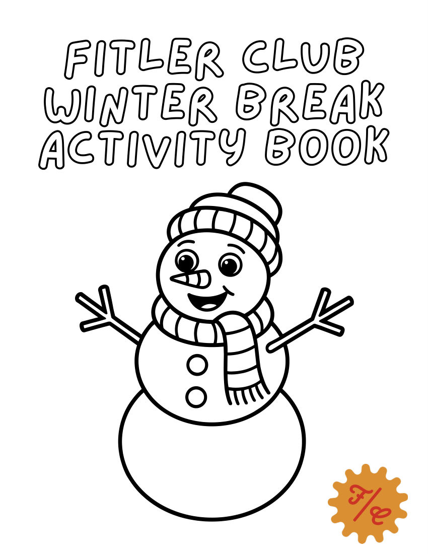 Winter Break Activity Book
