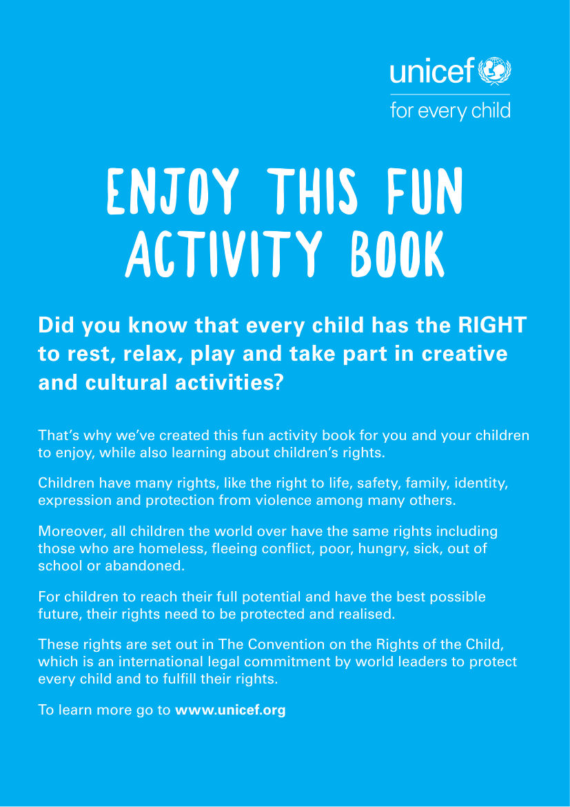 Children'S Rights Activity Book