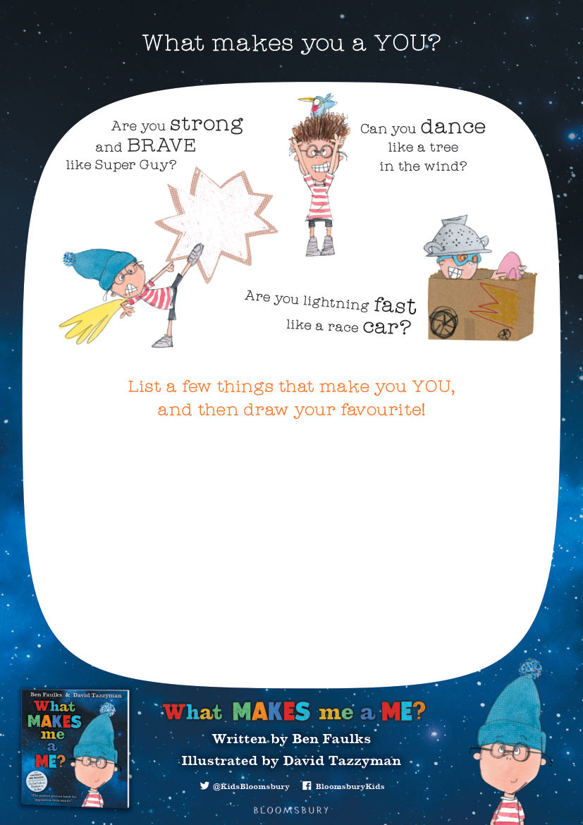 What makes me a me Activity Book