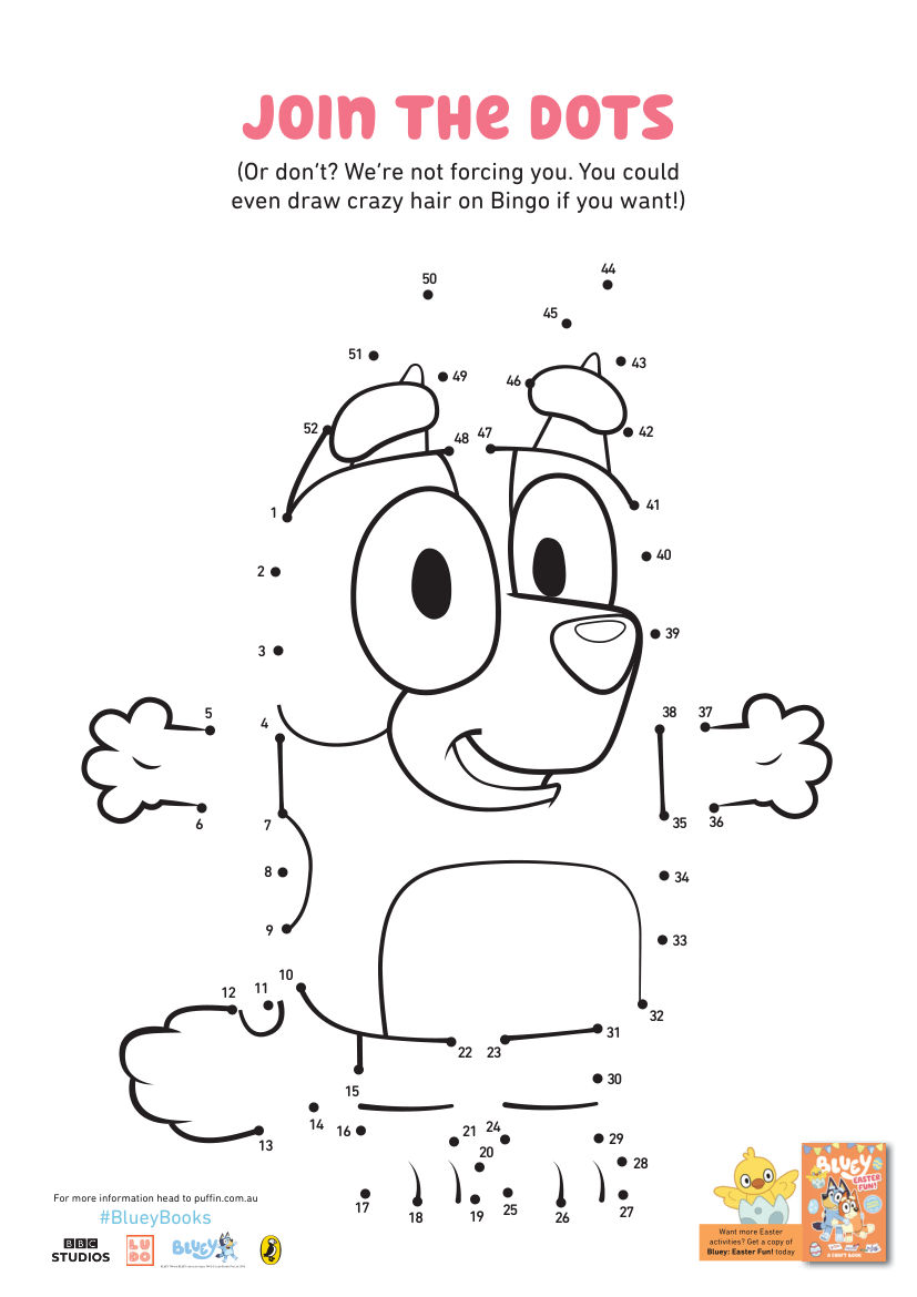 Bluey And Bingo Activity Book