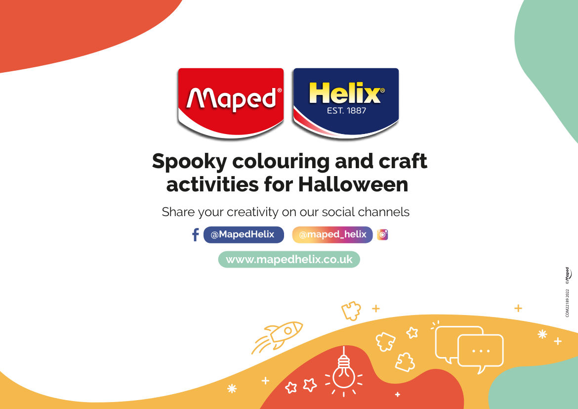 Spooky colouring and craft activities for Halloween