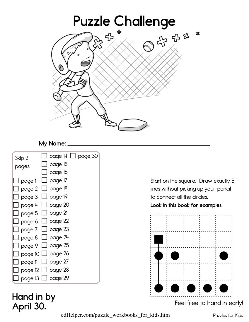 Spring Fun Puzzle Challenge