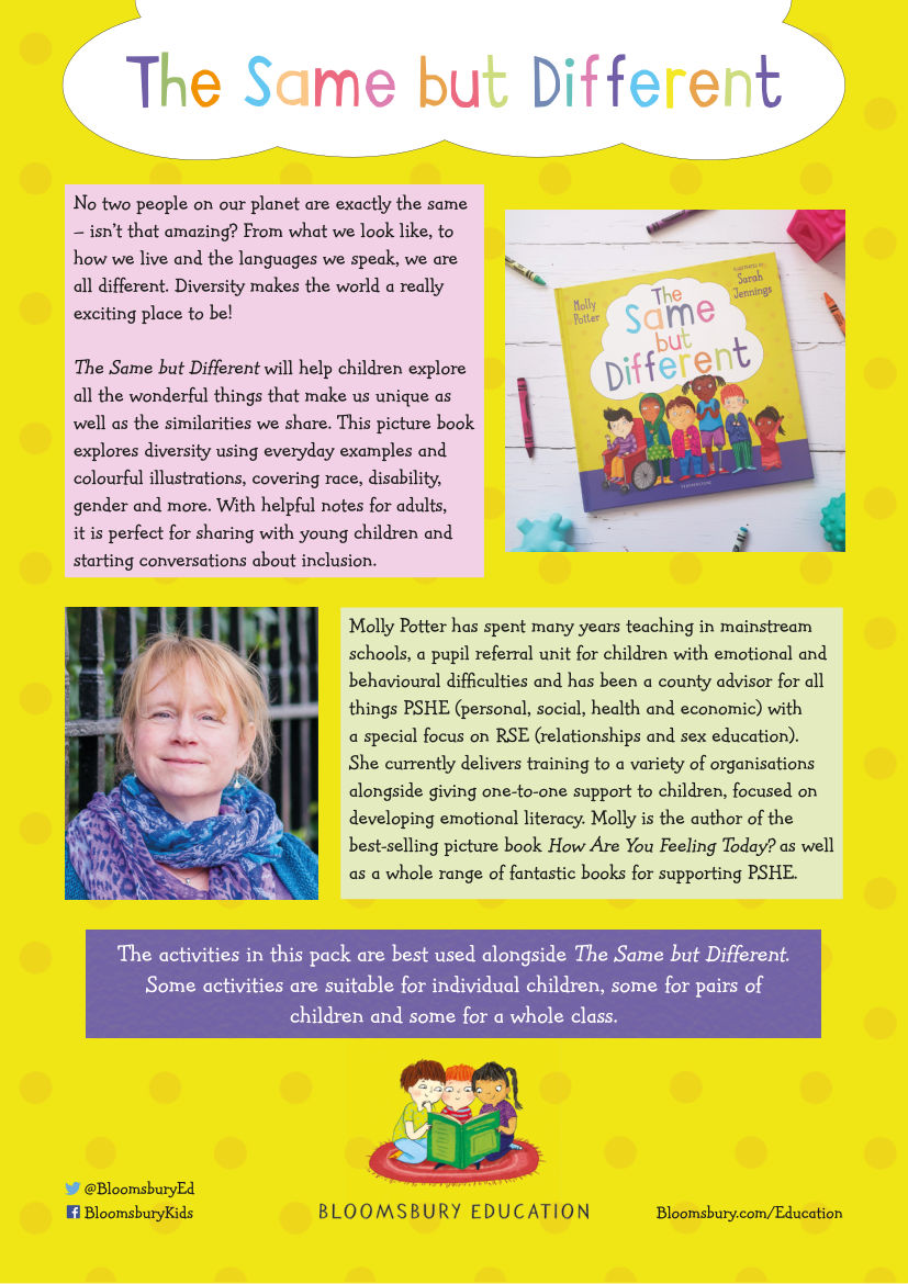 The Same But Different Activity Book
