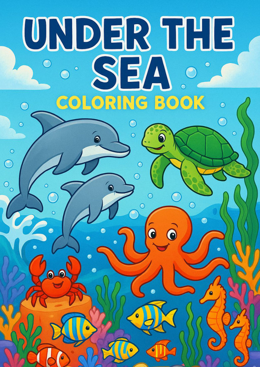 Under The Sea Coloring Book