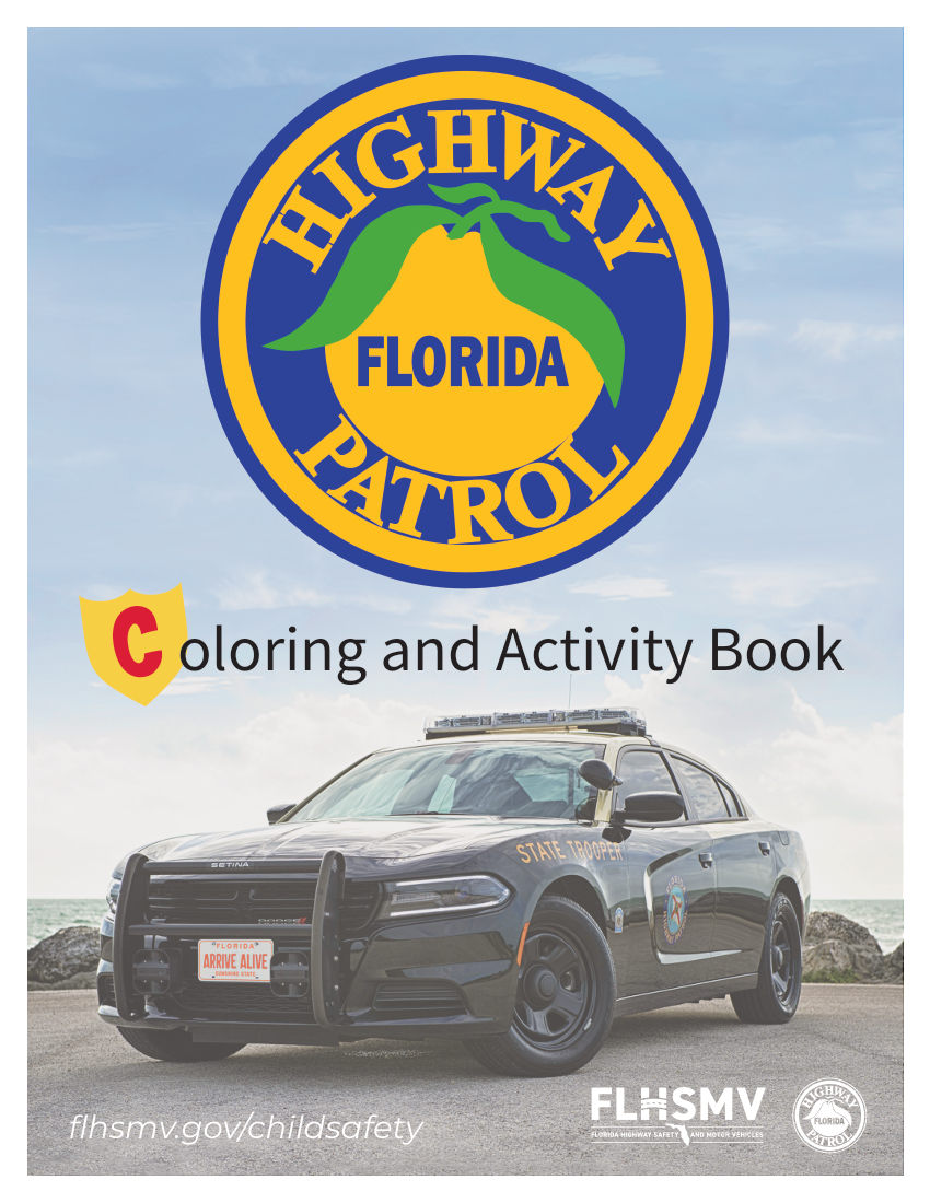 Florida Highway Patrol Coloring And Activity Book