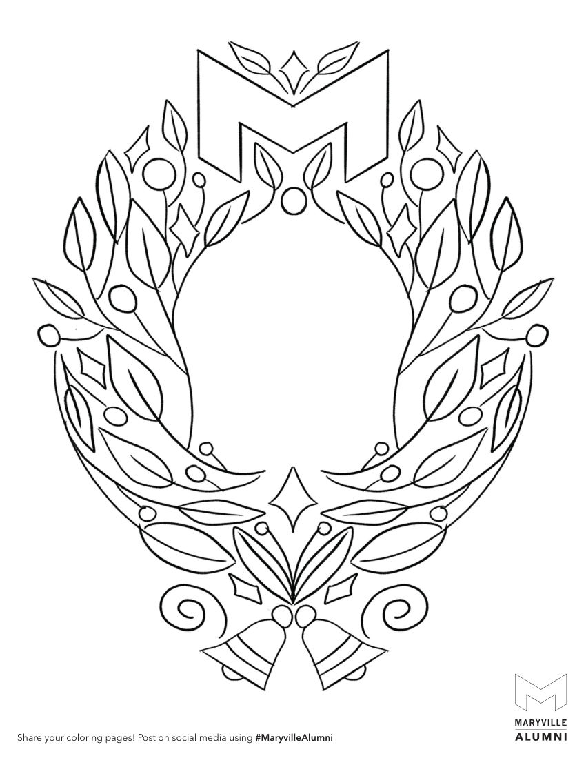 Maryville Holiday Coloring Pages