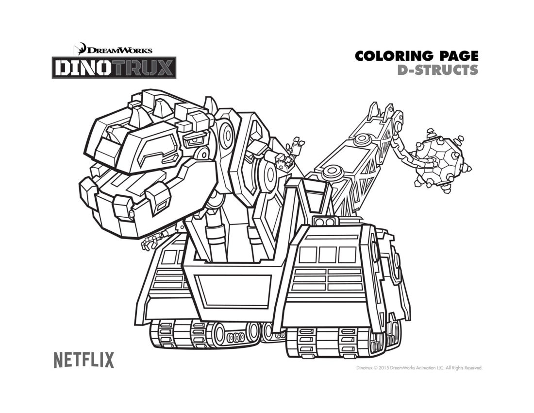 Dinotrux Coloring Book